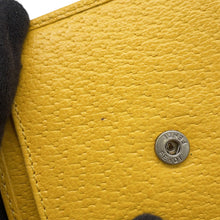 Load image into Gallery viewer, FENDI ZUCCA Tri-fold Wallet Yellow Nylon/Canvas/Leather