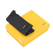 Load image into Gallery viewer, FENDI ZUCCA Tri-fold Wallet Yellow Nylon/Canvas/Leather