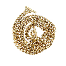Load image into Gallery viewer, GUCCI Guccissima Chain Wallet Black453506 GuccissimaLeather