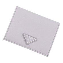 Load image into Gallery viewer, PRADA Folded compact wallet Purple1MV204 Saffiano Leather