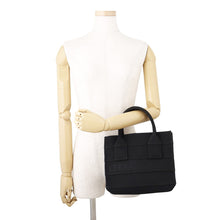 Load image into Gallery viewer, Ferragamo Logo Tote Bag Black214988 Fabric