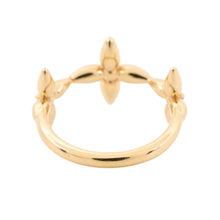 将图像加载到图库查看器中,LOUIS VUITTON Ring - Louisette Signature Size S GoldM1439S Metal