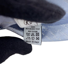 Load image into Gallery viewer, Berluti Jacquard Scritto Pattern Tie Light Blue Silk100%