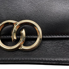 Load image into Gallery viewer, JIMMY CHOO ChainShoulder Bag Black Leather