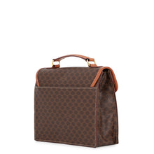 Load image into Gallery viewer, CELINE Macadam Handbag Brown PVC Leather
