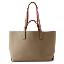 Load image into Gallery viewer, Bonaventura Reversible Tote Bag Etoupe/Red shrink leather
