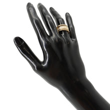 将图像加载到图库查看器中,Dior Dior Code Ring Set (3 rings) Size S Gold/PinkR1256ODELQ_D04P Metal Lacquer Rhinestone