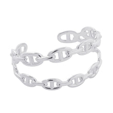 Load image into Gallery viewer, HERMES Chaine d'Ancre Double Bangle Size LG SV925