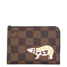 Load image into Gallery viewer, LOUIS VUITTON Pochette Jour NoirN60390 Damier Ebene Canvas Giant NIGO