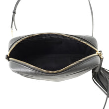 Load image into Gallery viewer, JIMMY CHOO Fringe ChainShoulder Black Leather