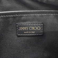 Load image into Gallery viewer, JIMMY CHOO Fringe ChainShoulder Black Leather