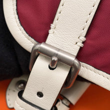 Load image into Gallery viewer, BURBERRY Bag pack Orange/Red/White Nylon Leather