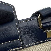 Load image into Gallery viewer, JIMMY CHOO Varenne Tote Blue/Navy/WhiteJI1630AW001266 Denim Leather Size Small