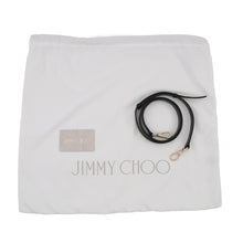 Load image into Gallery viewer, JIMMY CHOO Varenne Tote Blue/Navy/WhiteJI1630AW001266 Denim Leather Size Small
