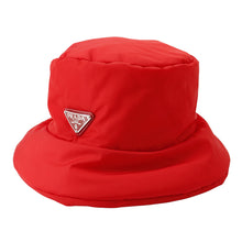 Load image into Gallery viewer, PRADA Re-Nylon Padded Bucket Hat Size S Red1HC248_2DV4_F0011 Nylon