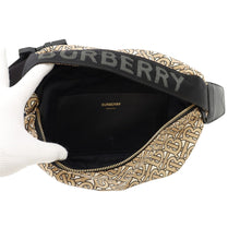 Load image into Gallery viewer, BURBERRY TBMonogram Crossbody Bag Beige/Ivory/Black Nylon Leather