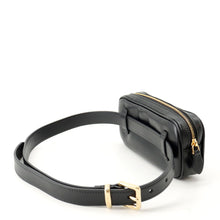将图像加载到图库查看器中,MIUMIU Waist Bag BlackDNP104 Leather