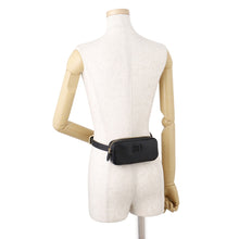 将图像加载到图库查看器中,MIUMIU Waist Bag BlackDNP104 Leather