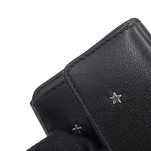 将图像加载到图库查看器中,JIMMY CHOO Nemo Studded Compact Wallet Black Leather