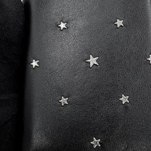 将图像加载到图库查看器中,JIMMY CHOO Nemo Studded Compact Wallet Black Leather