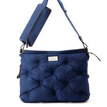 Load image into Gallery viewer, Maison Margiela Maison Margiela Glam Slam 2-Way Square Shoulder Bag BlueS35WA0052 Canvas Leather