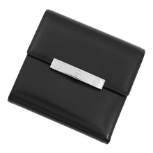 Load image into Gallery viewer, CARTIER Love Collection Tri-fold Wallet Black Leather