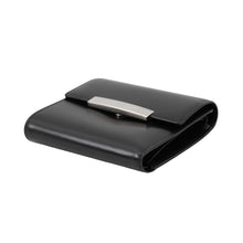 Load image into Gallery viewer, CARTIER Love Collection Tri-fold Wallet Black Leather