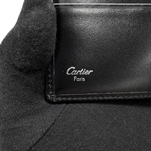 Load image into Gallery viewer, CARTIER Love Collection Tri-fold Wallet Black Leather