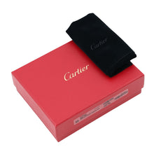 Load image into Gallery viewer, CARTIER Love Collection Tri-fold Wallet Black Leather