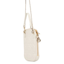 Load image into Gallery viewer, Dior cannage phone holder WhiteS0872ONMJ_M030 Lambskin