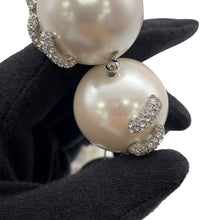 将图像加载到图库查看器中,Givenchy Stitch necklace WhiteBF00NNF05M Metal White Resin Beads Rhinestone