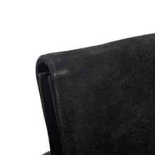 将图像加载到图库查看器中,Ferragamo Flap ChainShoulder Black/Gold suede