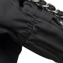 Load image into Gallery viewer, PRADA Gathered ChainHandbag Black Nylon