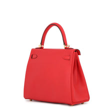 Load image into Gallery viewer, HERMES Kelly Retourne Rouge Coeur Swift Leather Size 25