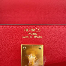 Load image into Gallery viewer, HERMES Kelly Retourne Rouge Coeur Swift Leather Size 25