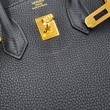 Load image into Gallery viewer, HERMES Birkin Black Togo Leather Size 25