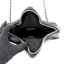 Load image into Gallery viewer, CHANEL Logo Star Chain Shoulder Bag BlackAS4579 Lambskin