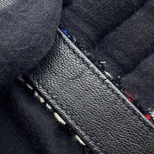 将图像加载到图库查看器中,CHANEL Single flap Chain Shoulder Bag Black/Red Tweed Nylon