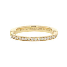 Load image into Gallery viewer, TIFFANY&Co. Padlock Ring Size Approximately No. 13 18K Yellow Gold