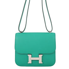 Load image into Gallery viewer, HERMES Constance3 Miroir Vert Jade Epsom Size Mini