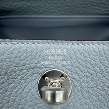 Load image into Gallery viewer, HERMES Lindy Green Pantan Taurillon Clemence Size Mini