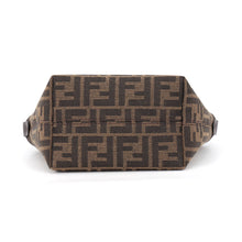 Load image into Gallery viewer, FENDI Roll 2WAY Tote Bag Brown8BS096 Canvas Leather Size Mini