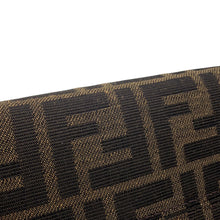 Load image into Gallery viewer, FENDI Roll 2WAY Tote Bag Brown8BS096 Canvas Leather Size Mini