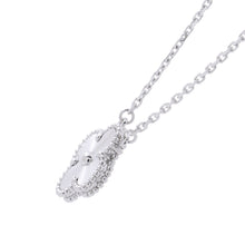 将图像加载到图库查看器中,Van Cleef & Arpels Vintage Alhambra Pendant GuillochéVCARP9XG00 18K White Gold