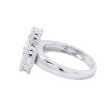 Load image into Gallery viewer, Van Cleef & Arpels Vintage Alhambra Guilloche Ring Size 50/#10VCARP9XI50/VCARP9XI00 18K White Gold
