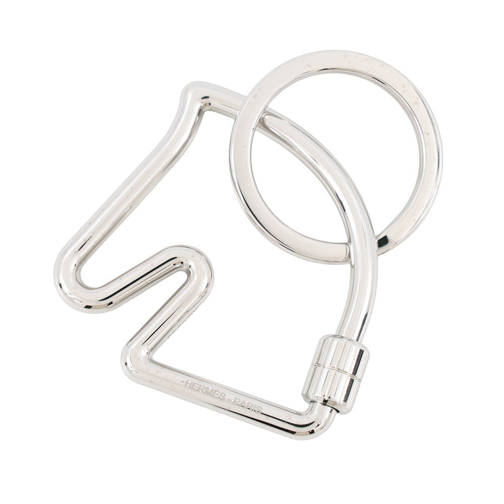 HERMES Cheval キーリング シルバー HERMES Cheval Key Ring Silver Metal– GALLERY RARE Global Online Store