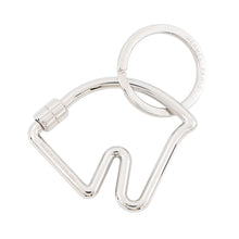 将图像加载到图库查看器中,HERMES Cheval Key Ring Silver Metal