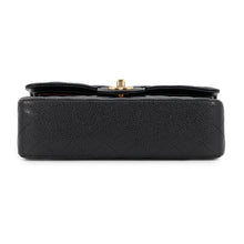 Load image into Gallery viewer, CHANEL Classic Matelasse Double Flap Chain Shoulder Bag BlackA01113-Y01864-C3906 Caviar Leather Size 23