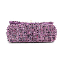 Load image into Gallery viewer, CHANEL Mini Matelasse Single Flap Single Chain Shoulder Bag Purple/MulticolorA69900-B07741-NG819 Tweed Lambskin Size 20