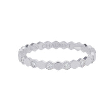 Load image into Gallery viewer, Chaumet B. de Chaumet Diamond Ring Size 55/#15081890 18K White Gold